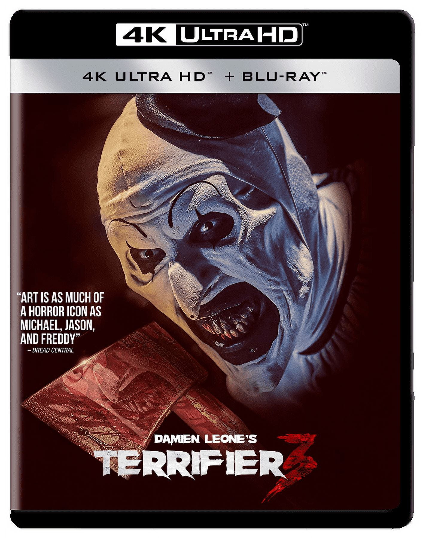 Walmart sales :  Terrifier 3 (4K UHD), Cineverse, Horror