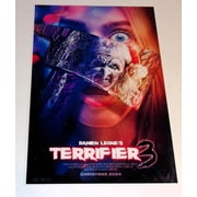 Terrifier 3 Art the Clown 2024 Extreme Horror Poster 19"x13" Christmas Terror! Alternate Picture