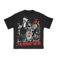 thumbnail image 1 of Terrifier 3 Graphic Tee, Horror Movie Shirt, Halloween, Scary Movie, 1 of 5