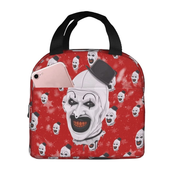 Terrifier 3 Lunch Bag Tote Bag Insulated Lunch Box Picnic Beach Fishing Work