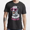 thumbnail image 1 of Terrifier Art The Clown Heart Glasses Essential T-Shirt, 1 of 5