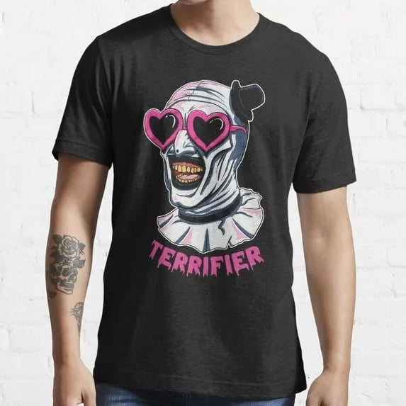 Terrifier Art The Clown Heart Glasses Essential T-Shirt