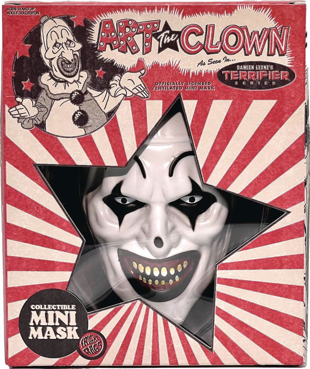 Terrifier Art the Clown Mini Mask - Walmart.com