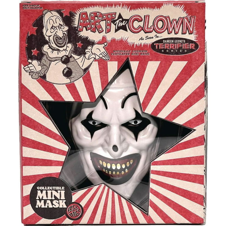 Terrifier Art the Clown Mini Mask - Walmart.com