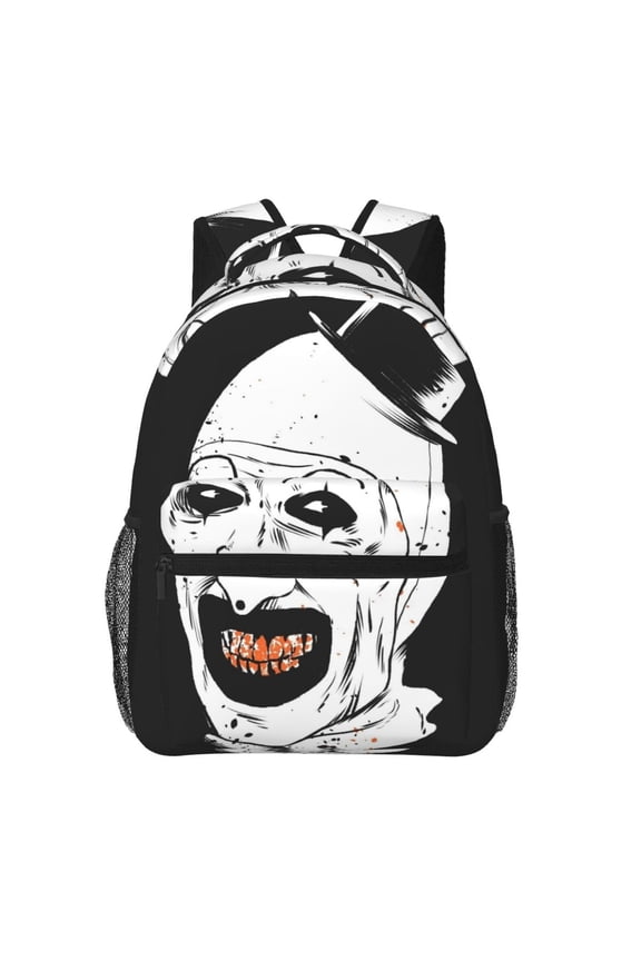 Terrifier Backpack Cartoon Lightweight Laptop Bookbag College Travel Hiking Work School Daypack Rucksack