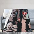 thumbnail image 1 of Terrifier Blankets Ultra Soft Flannel Blanket All Season Fuzzy Blanket Fluffy Cozy Blanket For Couch Bed Sofa 50"X40", 1 of 9