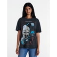 thumbnail image 1 of Terrifier Women's Collage Halloween Graphic Tee with Short Sleeves, Sizes XXS-XXL, 1 of 5