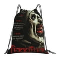 thumbnail image 1 of Terrifier Drawstring Backpack Lightweight Portable Sport Gym Sackpack Draw String Cinch Bags For Men Women, 1 of 9