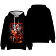 thumbnail image 1 of Terrifier Halloween Horror Movie Merch Unisex Fleece Lined Scary Print Pullover Hoodie, 1 of 6