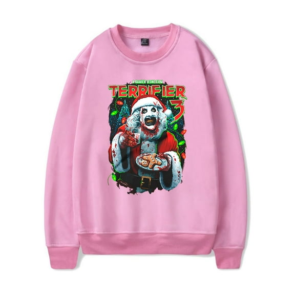 Terrifier Halloween Horror Movies Merch Long Sleeve Crewneck Sweatshirt For Men/Women Unsiex Fashion Streetwear