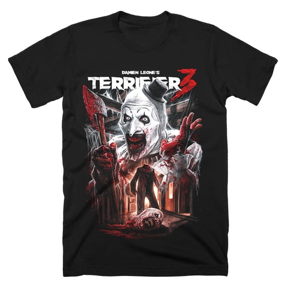 Terrifier Halloween T-Shirt Merch For Women/Men Unisex Summer Short Sleeve Tshirt Fashion Streetwear