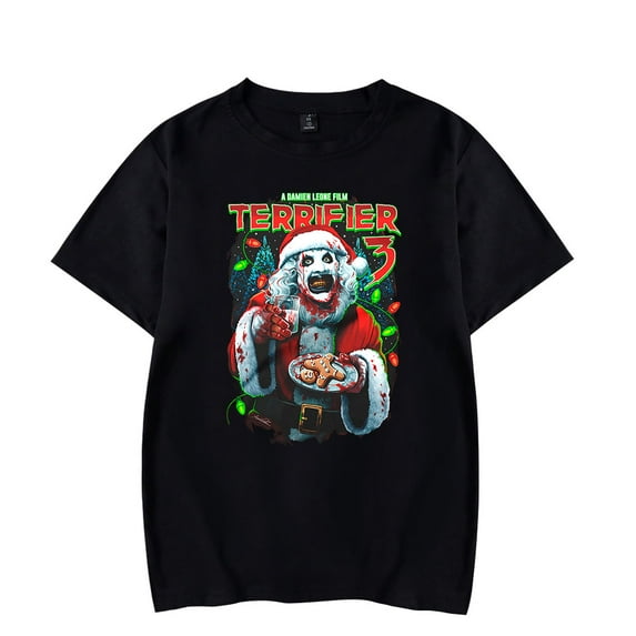 Terrifier Halloween T-Shirt Merch Women/Men Unisex Summer Short Sleeve TShirt Fashion Streetwear