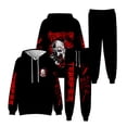 thumbnail image 1 of Terrifier Hoodies Set Halloween Horror Movie Merch For Men/Women Cosplay Scary Sweatshirt Pants Two Piece Set, 1 of 3