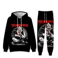 thumbnail image 1 of Terrifier Hoodies Set Halloween Horror Movie Merch For Men/Women Cosplay Scary Sweatshirt Pants Two Piece Set, 1 of 3