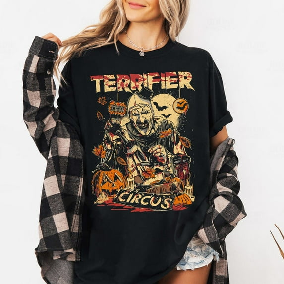 Terrifier Horror Movie Shirt: Spooky Clown Halloween Costume