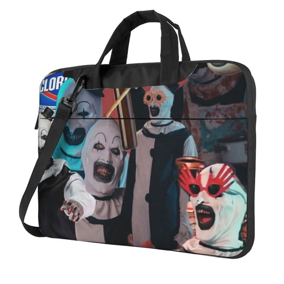 Terrifier Laptop Carrying Case 14 Inch Laptop Bag Computer Protective Case Shoulder Strap Carrying Briefcase Messenger Bag
