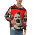 thumbnail image 1 of Terrifier Men's Hoodie With Color Drawstrings Sweatshirt Hooded Pullover Print Winter Coat Jacket Medium, 1 of 9
