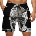 thumbnail image 1 of Terrifier Men's Swim Trunks Board Shorts Drawstring Elastic Waist Quick Dry Swimsuits Beach Shorts with Pockets M, 1 of 8