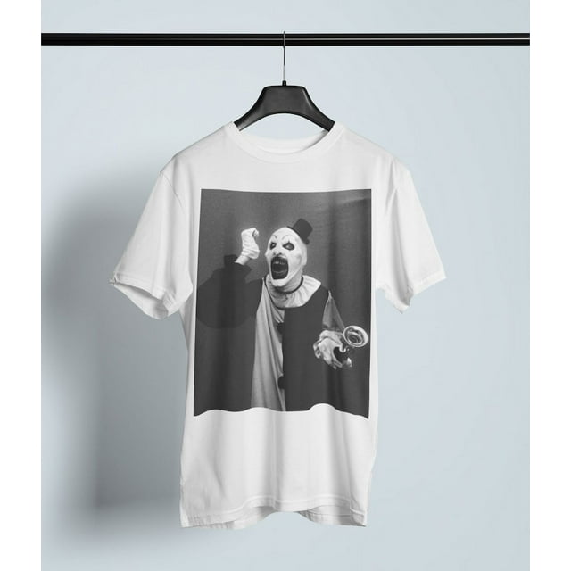 Terrifier Movie Art the Clown TShirt, Classic Horror Icon Apparel