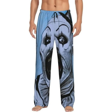 Terrifier Pajama Pants for Men, Super Soft All over Print Lounge Pants Sleepwear Bottom with Pockets Drawstring