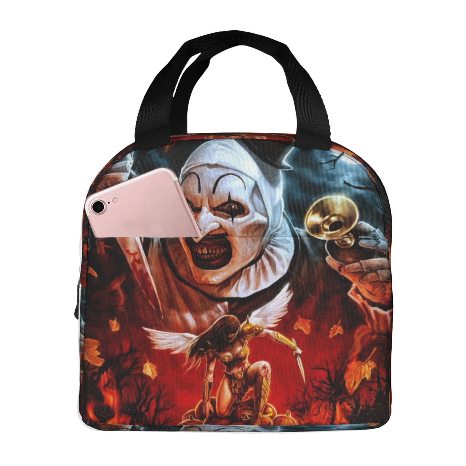 Terrifier Lunch Box Terrifier Portable Lunch Bag, Insulated Lunch Box Reusable Cooler Lunch ...