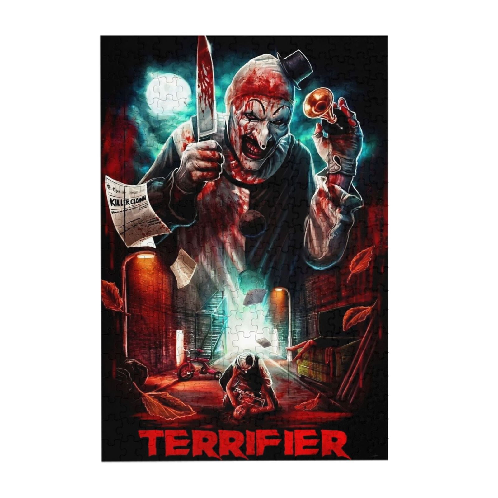 Terrifier Puzzle - 300 Pieces Jigsaw Puzzles for Adults, Families, or ...