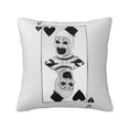 thumbnail image 1 of Terrifier Square Pillow Case Pillow Holder Soft Decorative Pillow Sham Cushion Cases Pillowcase 16"X16", 1 of 7