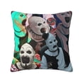 thumbnail image 1 of Terrifier Square Pillow Case Pillow Holder Soft Decorative Pillow Sham Cushion Cases Pillowcase 20"X20", 1 of 7