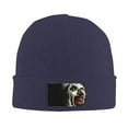 thumbnail image 1 of Terrifier Winter Hats Warm Knit Cuffed Beanie Unisex Skull Knitted Caps Fashion Ski Hat For Men And Women Navy Blue, 1 of 9