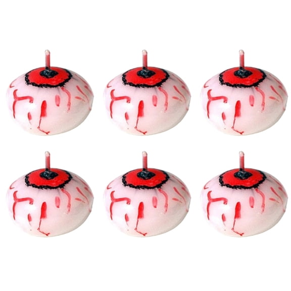 Terrifying Floating Eyeballs Candle, Pack of 6, Long Burn for Festives and Scary Atmospheres