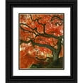 thumbnail image 1 of Terrill, Steve 12x14 Black Ornate Wood Framed with Double Matting Museum Art Print Titled - OR, Portland, Japanese maple tree in garden, 1 of 4