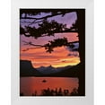 thumbnail image 1 of Terrill, Steve 15x18 White Modern Wood Framed Museum Art Print Titled - MT, Glacier NP St Mary Lake and Wild Goose Isl, 1 of 4