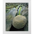 thumbnail image 1 of Terrill, Steve 26x32 White Modern Wood Framed Museum Art Print Titled - Oregon, Shore Acres SP Smooth sandstone boulder, 1 of 4