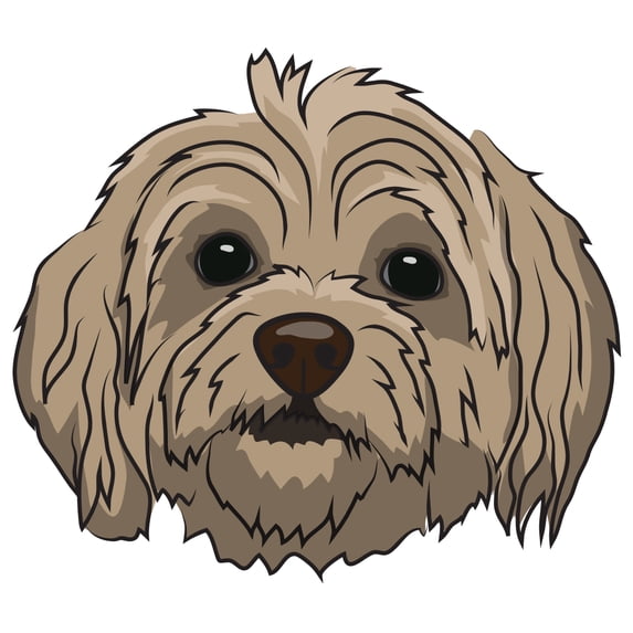 Terripoo Decal | Indoor/Outdoor | Dog Lover Super Cute Sticker for SUV Windows, Dorm Rooms, Bedroom, Offices | SignMission personalized gift | 36"