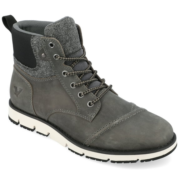 Territory Mens Raider Wide Width Tru Comfort Foam Lace-up Cap Toe Ankle Boot