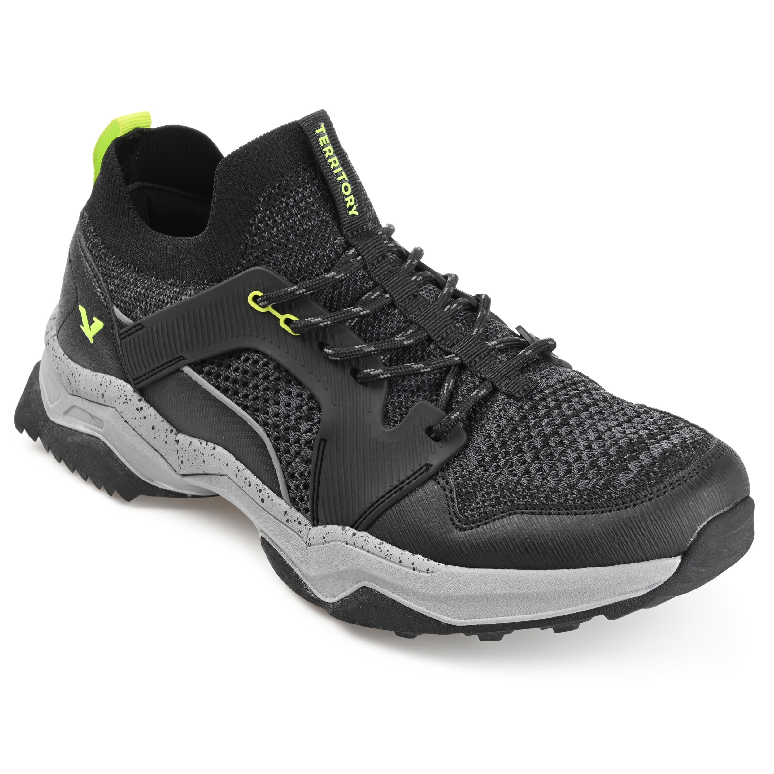 Territory Mens Yosemite Waterproof Knit Trail Sneaker 