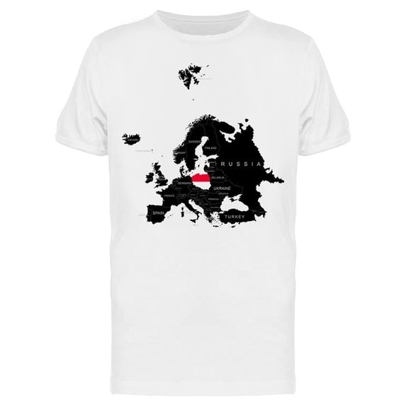 Territory Of Poland T-Shirt Men -Image by Shutterstock, Male XX-Large
