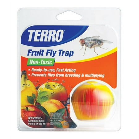 Terro Fruit Fly Traps T2502 Fast Acting, 2 Traps