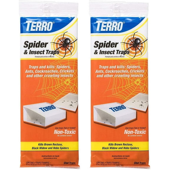 Terro Indoor Glue Insect & Spider Trap (4-Pack)