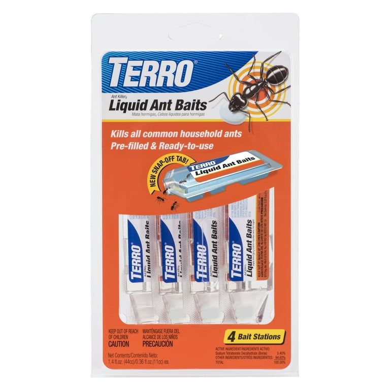 Terro Liquid Ant Baits, 0.36 oz, 4 ct 