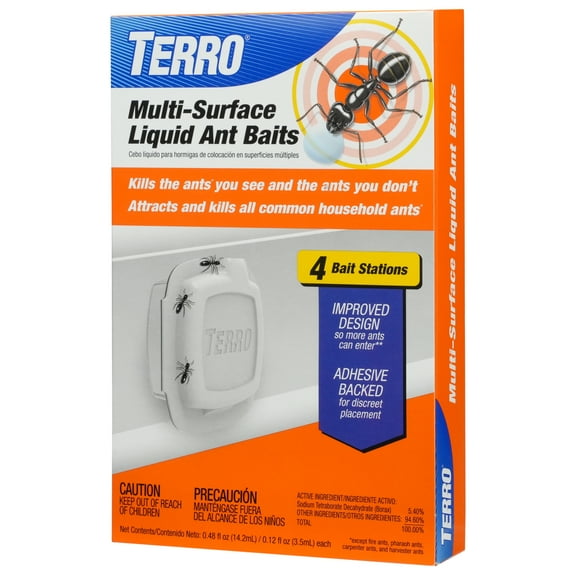 Terro Multi-Surface Liquid Ant Bait, 4 Pl Bait Station