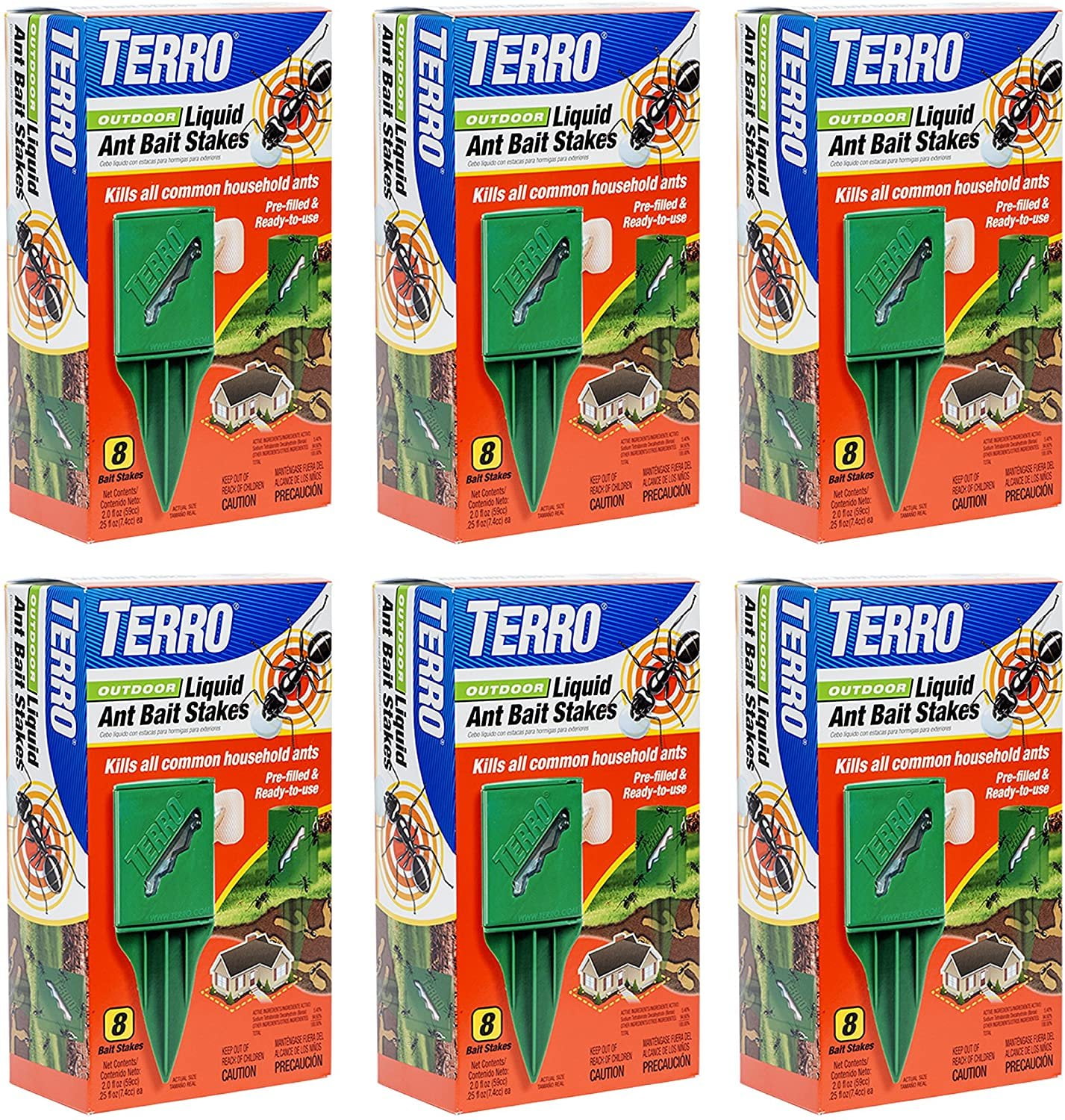 Terro T1812 Outdoor Liquid Ant Baits 6 Pack