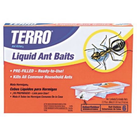 Terro T300 Ant Killer II Liquid Ant Bait with Borax, Ready To Use, 6-Pack, Each