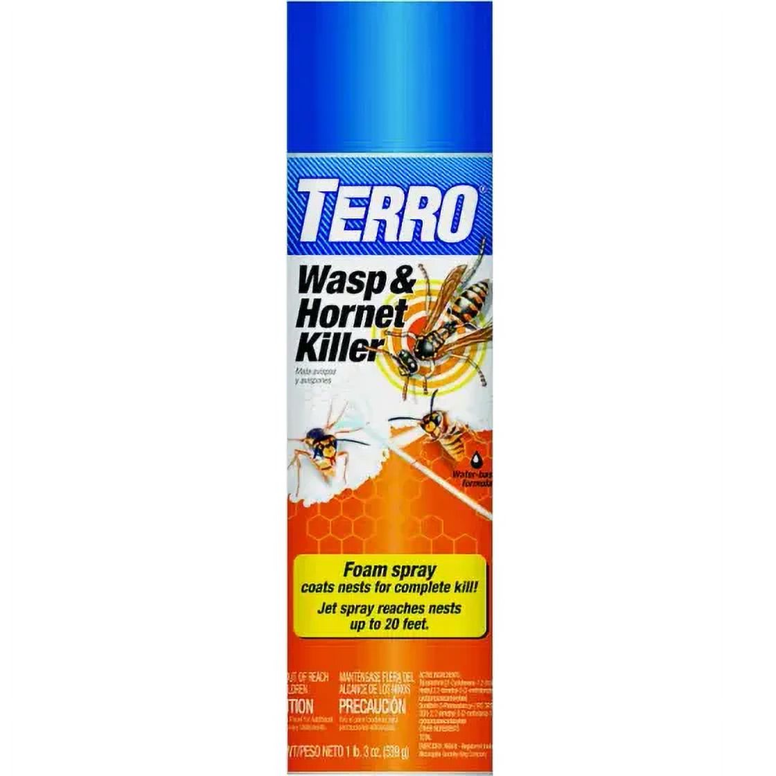 Terro T33006 Wasp and Killer, Liquid, Spray Application, 19