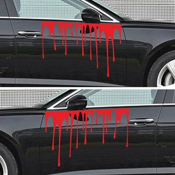 Terror Blood Graphics Vinyl Stickers for Car Body Side Door Decal DIY Decoration Fangkenuo