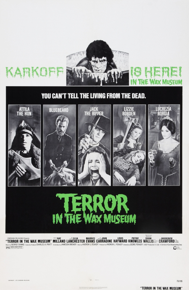 Terror In The Wax Museum Canvas Art - (11 x 17)