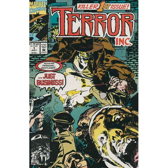 Terror, Inc. #1 VF ; Marvel Comic Book