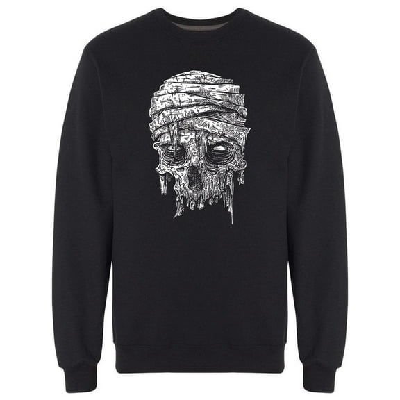 Terror Merch Mummy Graphic Sweatshirt Men -Image by Shutterstock, Male Medium