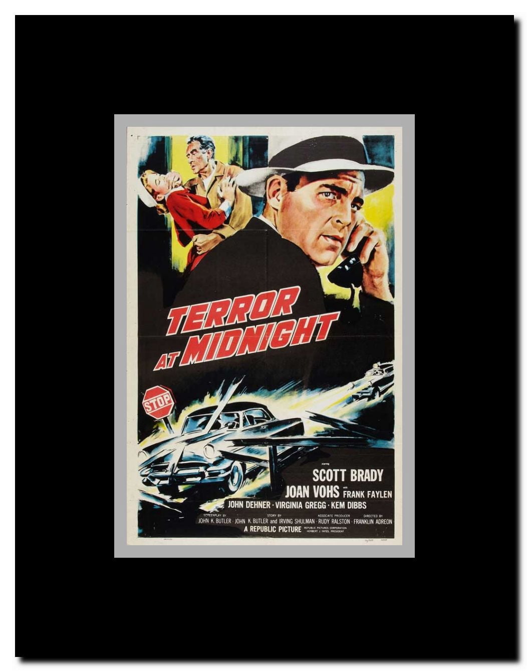 Terror at Midnight Framed Movie Poster