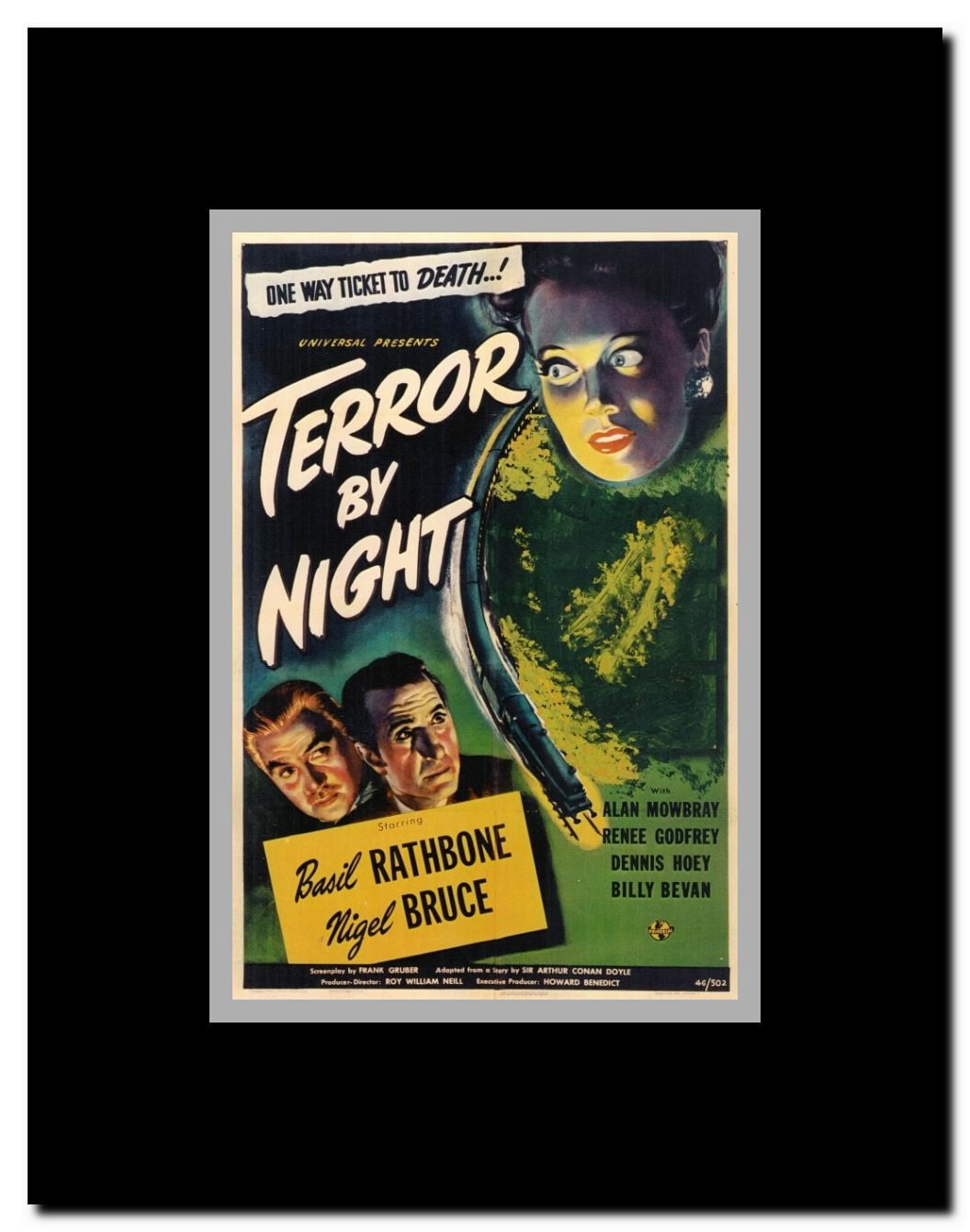 Terror by Night Framed Movie Poster